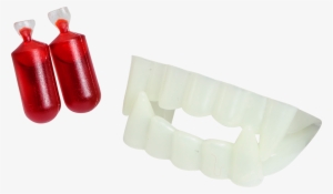 Vampire Teeth And Fake Blood, , Large - Toothbrush #608557