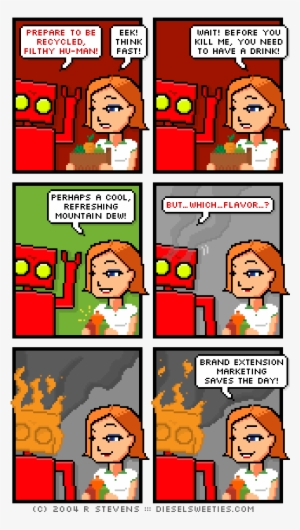 Mountain Dew Versus The Pink Robots - Sweeties #609206