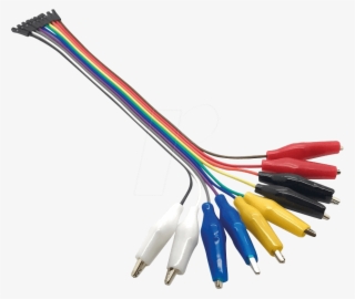 Development Board Jumper Cable, 10-pin To Alligator - Crocodile Clip #6001123
