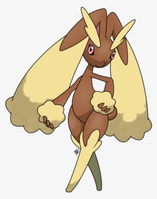 Lopunny By Dfreyes-d5v57zh - Hot 1pcs Lopunny Pokeball Pendant Mega Glass Necklace #6003826