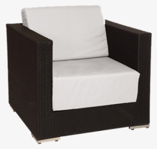 Grey Woven Lounge Armchair 80 X 80 X 67 Cm - Braid #6004341