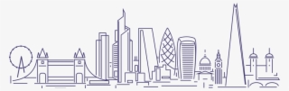 London Skyline Outline - London Skyline #6004646