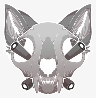 Inverted Cat Skull - Cat #6004878