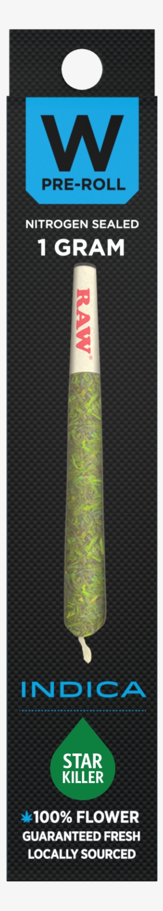 Star Killer Indica 1g Pre Roll By W Vapes - Cbd Pre Rolled Joints #6005041