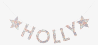 Little Cloud Garland Liberty Michelle Liberty Garland - Vector Graphics #6008178