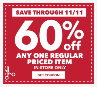 60% Off Any One Regular-priced Item - Joann 60 Off Coupon 2018 #6008677