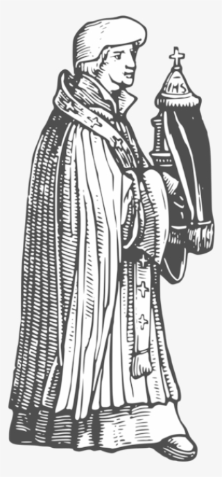 Middle Ages Sacrament Monstrance Priest Social Media #6009243