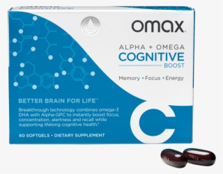 Omax Alpha & Omega Cognitive Boost 60 Ct #6009597