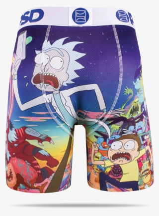 Official Rick And Morty Mashup Men's Boxer Briefs - Psd Underwear Rick And Morty #6011252