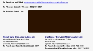 Contact Information - United States Of America #6011752