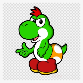 Download Paper Mario The Thousand Year Door Link Yoshi - Paper Mario 2 Baby Yoshi #6012447