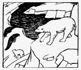 This Free Icons Png Design Of Polar Bear In The Wild #6014132