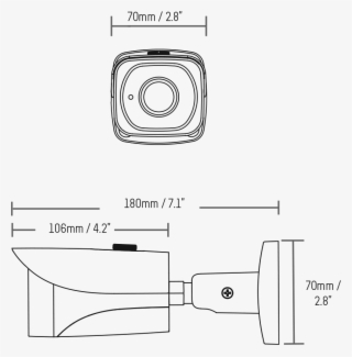 Ultrahd 4k Image Sensor Delivers 4x The Detail Of 1080p1 - Dahua Hac-hfw2401e 4mp Hdcvi Wdr Ir Bullet Camera 3.6mm #6014877