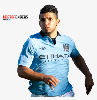 Photo Aguero - Manchester City F.c. Kit Lunch Bag #6015874