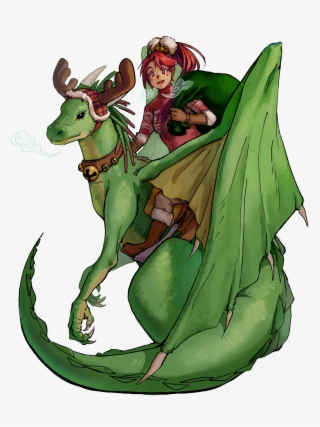 “jill And Her Big Weird Dog For Tellius Holiday Wishes - Cartoon #6017931