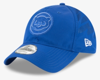 Chicago Cubs All Blue Bear Logo Adjustable Hat - New Era #6018195