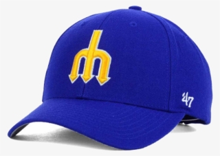 Seattle Mariners '47 - New Era Seattle Mariners Coop 39thirty Cap - Blue S/m #6018301
