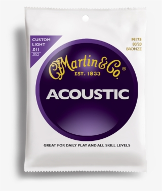 Martin M175 Acoustic Guitar Strings - Martin Guitar #6019175