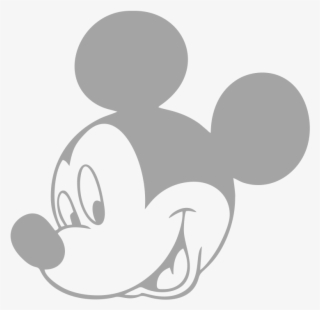 Mickey Outline Vector File - Mickey Mouse Icon Png #6021157