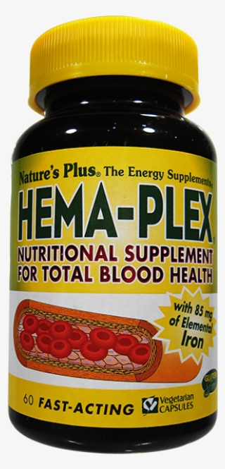 Natures Plus Hema Plex Fast Acting 60 Vcaps - Nature's Plus, Hema-plex, 60 Fast-acting Softgels #6021827