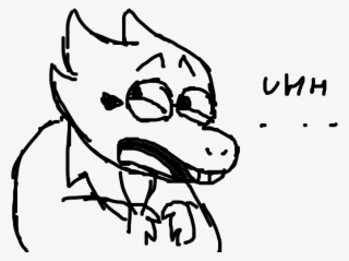 Alphys - Line Art #6023092