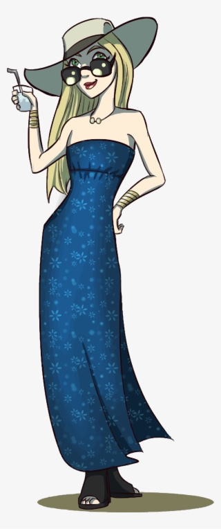 This Free Icons Png Design Of Lady With A Drink #6023863