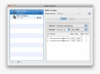 Audio Devices Setup In Audio Midi Setup #6024723