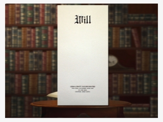 Engraved Will Envelope "will" White Leather 4-3/8 X - V.1 Video Aula De Direito Penal #6025673