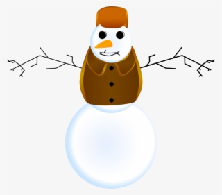 Snowman In Clothes #6026131