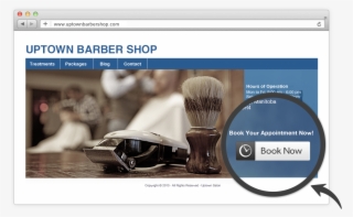 Web Based Barber Appointment Booking Software - Book Now On Website #6027247