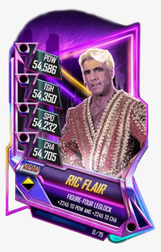 Ricflair S5 23 Neon3 - Neon Card Wwe Supercard #6028074