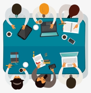 We Are A Blockchain Consultancy And Implementation - Team Meeting Clipart Png #6028762