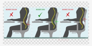Lower Back Support For Chair Clipart Office & Desk #6028965