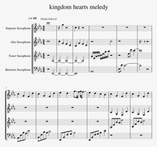 Kingdom Hearts Melody Sheet Music For Soprano Saxophone, - Wind Waker Theme Alto Sax Sheet #6030022
