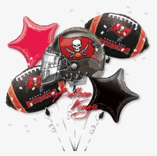 Buccaneers Bouquet - Black Star Balloon - Party Supplies & Decorations, #6031393