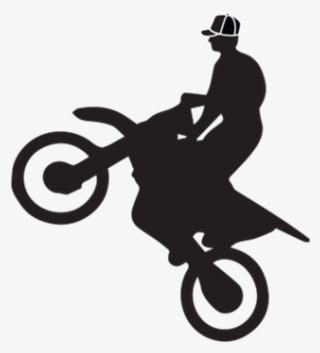 Dirt Bike Silhouette Vector #6032066