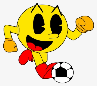 Smiling Faces - Pac Man Soccer Ball #6032371