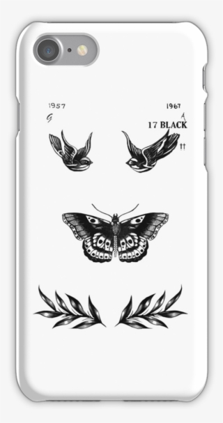 Harry Styles Tattoos Iphone 7 Snap Case - Harry Styles Tattoo Print #6034770