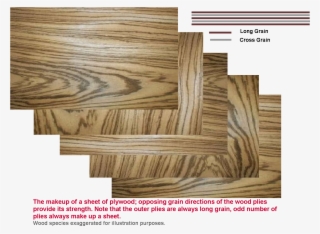 The Outer Plies Are Generally Of A Higher Quality Than - Plywood #6036024