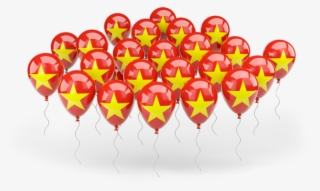 Illustration Of Flag Of Vietnam - Hong Kong Flag Balloons #6036934