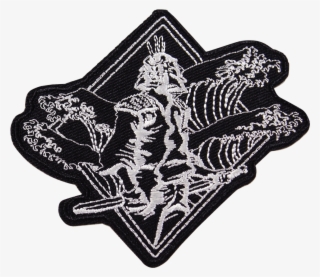 Embroidered Samurai Punk Patch #6037697