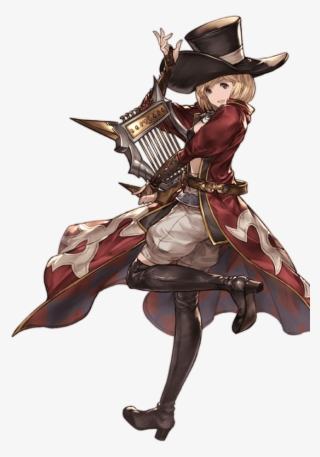 Djeeta Drawn By Minaba Hideo - Bard Character Art Granblue #6038317