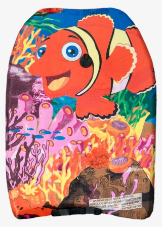 Kids Happy Clownfish Body Boogie Board, $10 - Zeckos Clown Fish In Coral Reef Print Body Board 33 #6039331