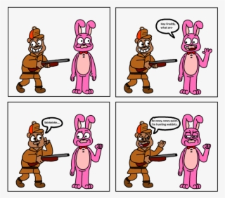 Clipart Black And White Download I M Hunting Wabbits - Hunting #6040427