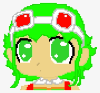 Gumi Megpoid Pixelated Chibi - Pixel Art #6041009