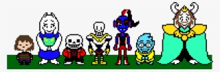 Undertale Family - Undertale Photo Pixel Family #6041460