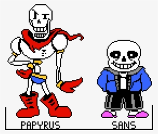 Papyrus Png Undertale Png Free Library - Minecraft Pixel Art Papyrus #6041723
