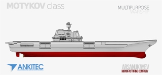 Arsanukayev Manufacturing Company Motykov Class A Multipurpose - Unbuilt Aircraft Carrier Plans #6042020