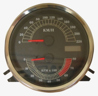 Drag Specialties Electronic Km/h Speedo Tach Speedometer #6043346