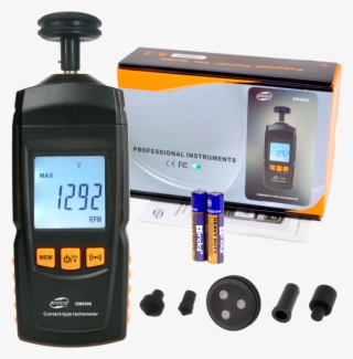 Contact Tachometer Rmp Meter With Lcd - Tachometer #6043701